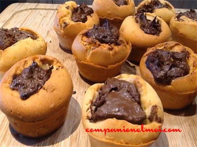 Muffins au cœur de Nutella