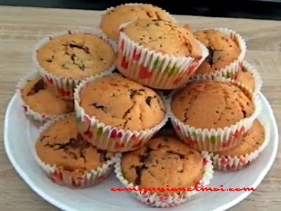 Muffins aux pépites de chocolat