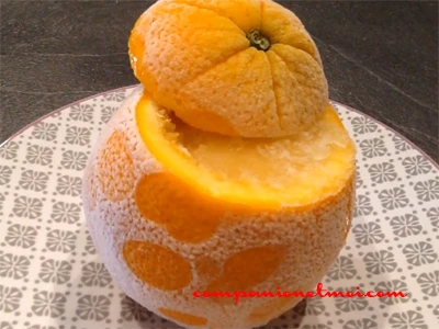 Oranges et citrons givrés