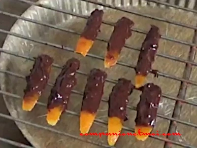 Orangettes au chocolat