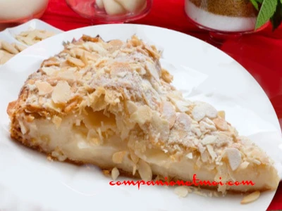 Panchineta ou tarte feuilletée à la crème pâtissière