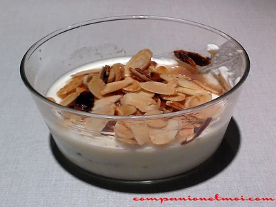 Panna cotta à la pâte à tartiner