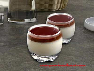Panna cotta au chocolat