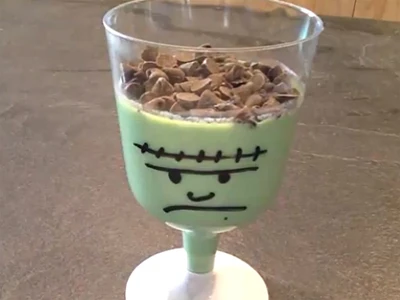 Panna cotta pour halloween