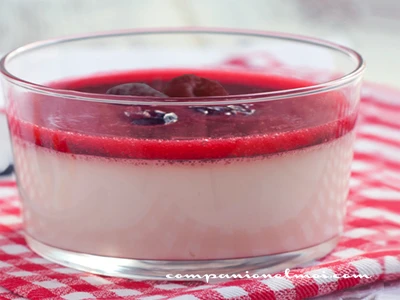 Panna cotta vegan