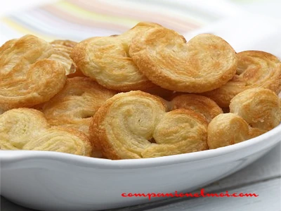 Petits palmiers feuilletés au sucre maison
