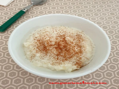 Riz au lait et au lait de coco