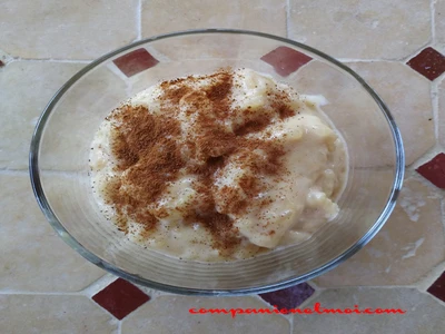 Riz au lait light