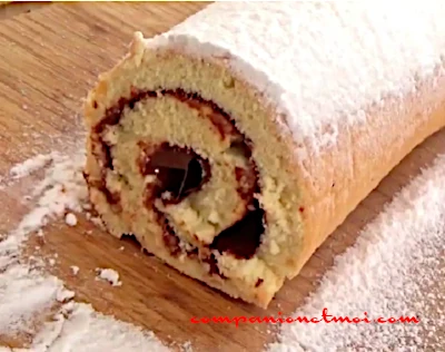 Roulé au chocolat