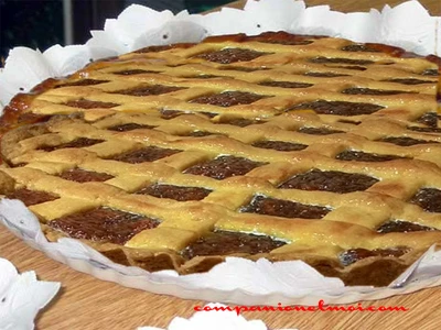 Tarte à la pâte de coing ou pastafrola