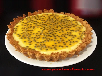 Tarte aux fruits de la passion