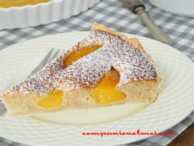 Tarte aux pêches