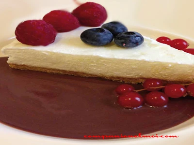 Tarte blancheneige yaourt et chocolat
