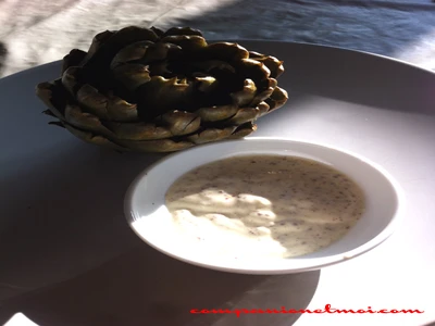 Artichauts et sa sauce citronnéer