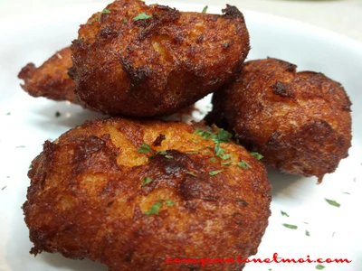 Beignets de merlu à l'ail