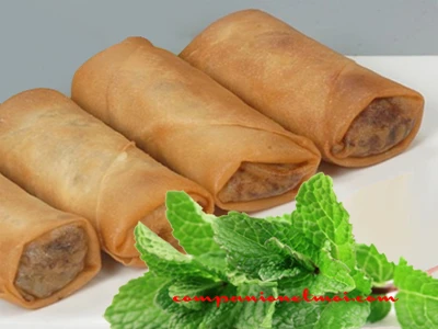 Bourek algérien ou cigare feuilleté farci à la viande hachée