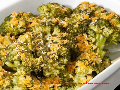Brocoli gratiné au pecorino