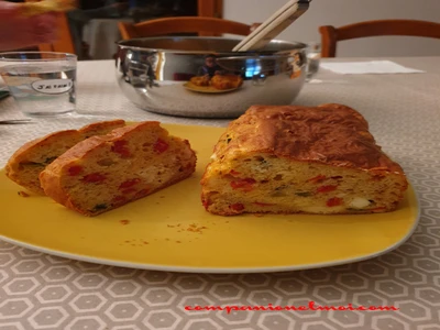 Cake aux légumes et à la feta