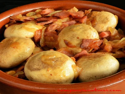 Champignons bacon