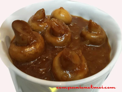Champignons sauce coca