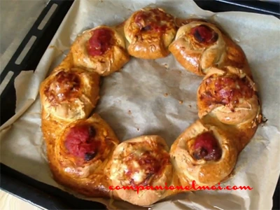 Couronne briochée garnie
