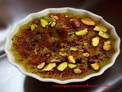 Crème brulée de foie gras aux pistaches
