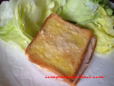 Croque-monsieur à la mimolette