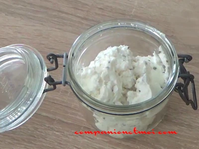 Fromage frais maison type tartare
