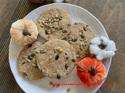 Galettes d'avoine aux graines de courge