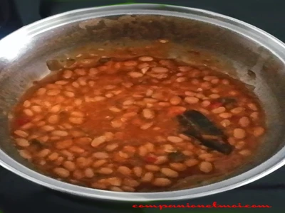 Haricots blancs aux poivrons