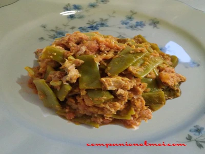 Haricots cocos plats au thon