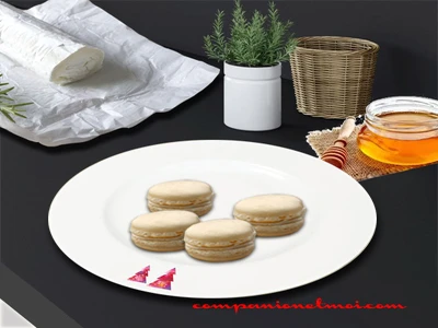Macarons chèvre miel