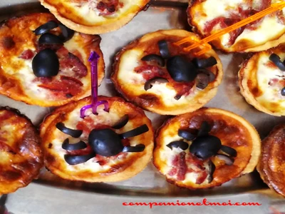 Mini tartelettes pour halloween