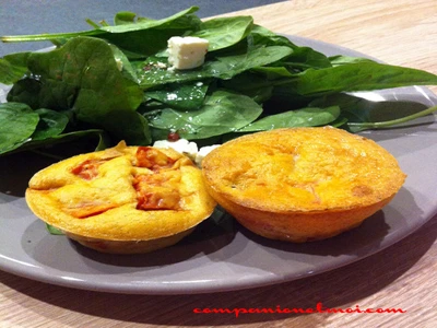 Muffins aux poivrons sans gluten