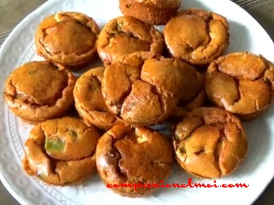 Muffins poivrons et feta