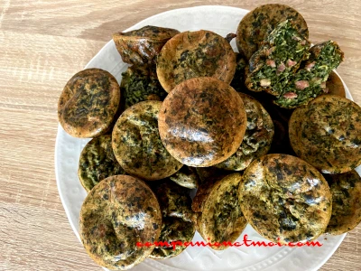 Muffins salés épinards et cheddar