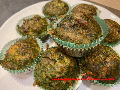 Muffins salés épinards saumon fumé