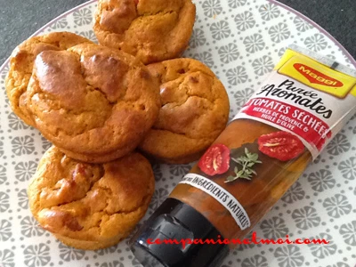 Muffins tomates jambon