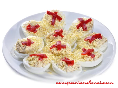 Oeufs mimosa au thon