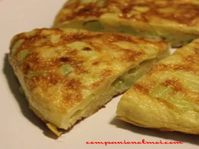 Omelette aux courgettes