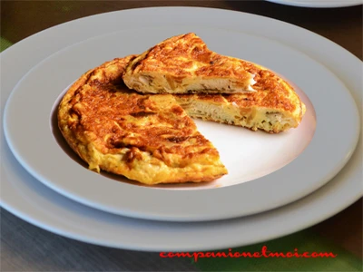 Omelette de cabillaud