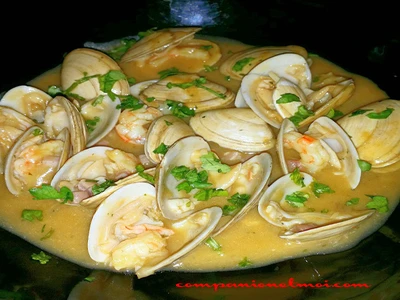 Palourdes à la marinière
