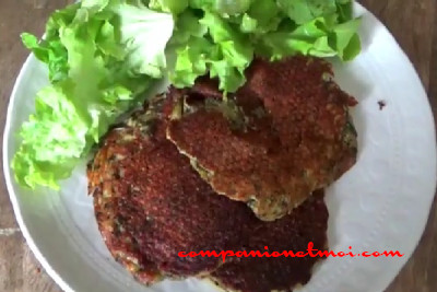 Pancakes salés aux blettes et au parmesan