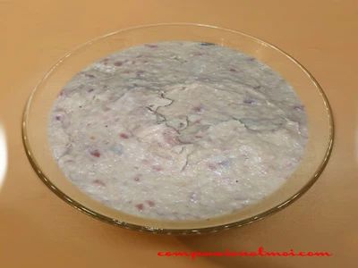 Pâté de jambon et fromage frais