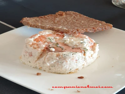 Petites terrines de saumon