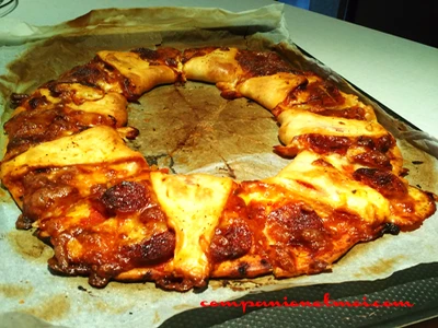Pizza soleil au chorizo
