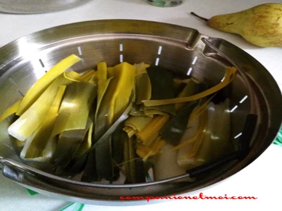 Poireaux cuisson vapeur