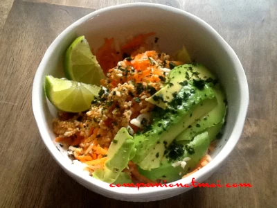 Poke bowl healthy