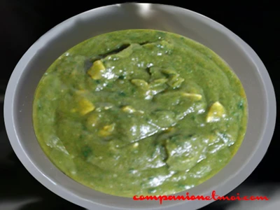 Purée d'épinard carotte et pomme de terre