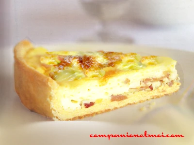 Quiche carbonara
